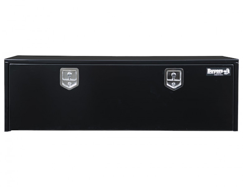 Image of 18x18x60 Inch Black Steel Underbody Truck Box from Buyers Products. Part number: 1702315