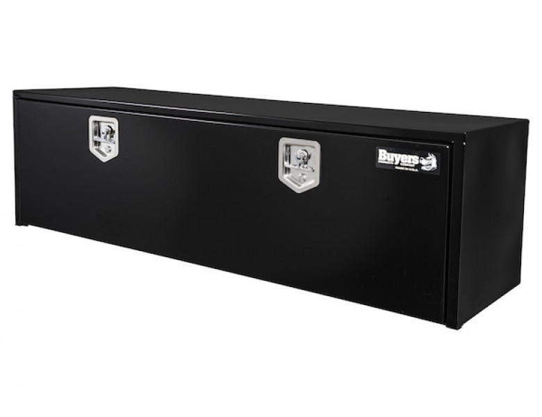 Image of 18x18x60 Inch Black Steel Underbody Truck Box from Buyers Products. Part number: 1702315