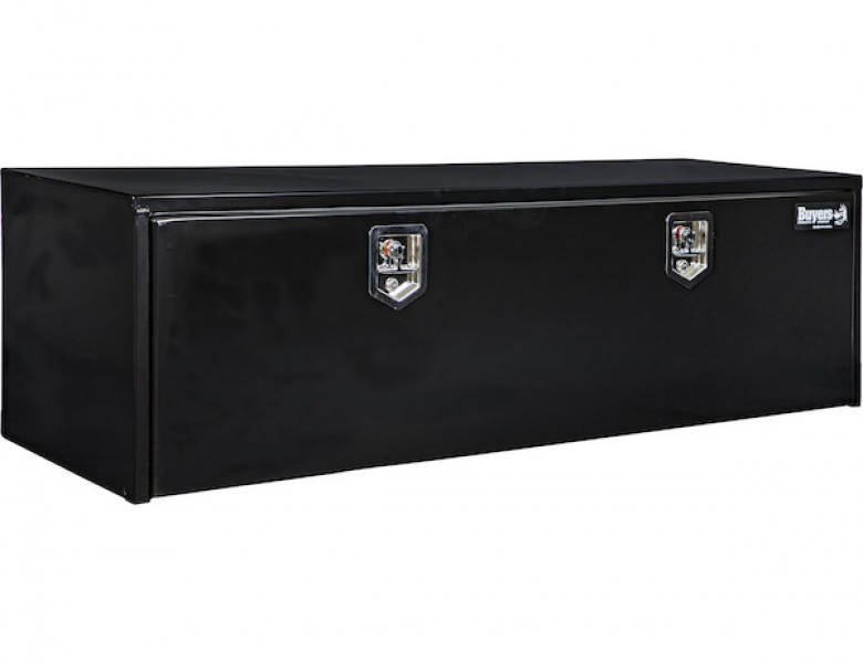 Image of 18x18x66 Inch Black Steel Underbody Truck Box from Buyers Products. Part number: 1702317