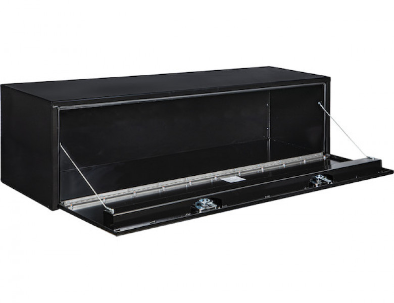 Image of 18x18x66 Inch Black Steel Underbody Truck Box from Buyers Products. Part number: 1702317