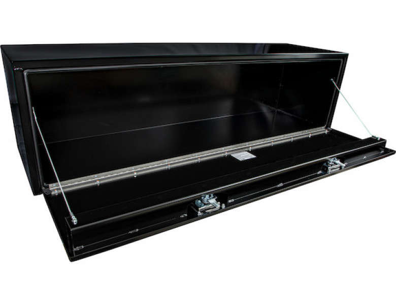 Image of 18x18x66 Inch Black Steel Underbody Truck Box from Buyers Products. Part number: 1702317