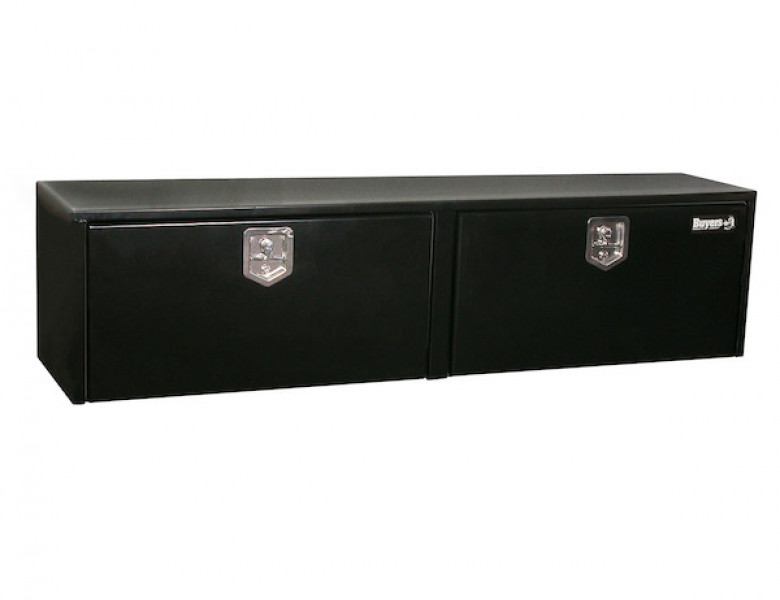 Image of 18x18x72 Inch Black Steel Underbody Truck Box from Buyers Products. Part number: 1702325