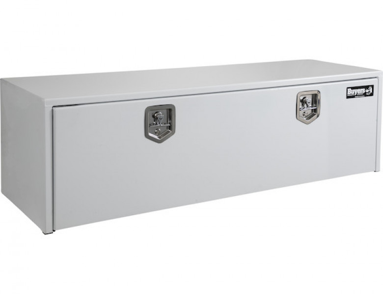 Image of 18x18x24 Inch White Steel Underbody Truck Box from Buyers Products. Part number: 1702400