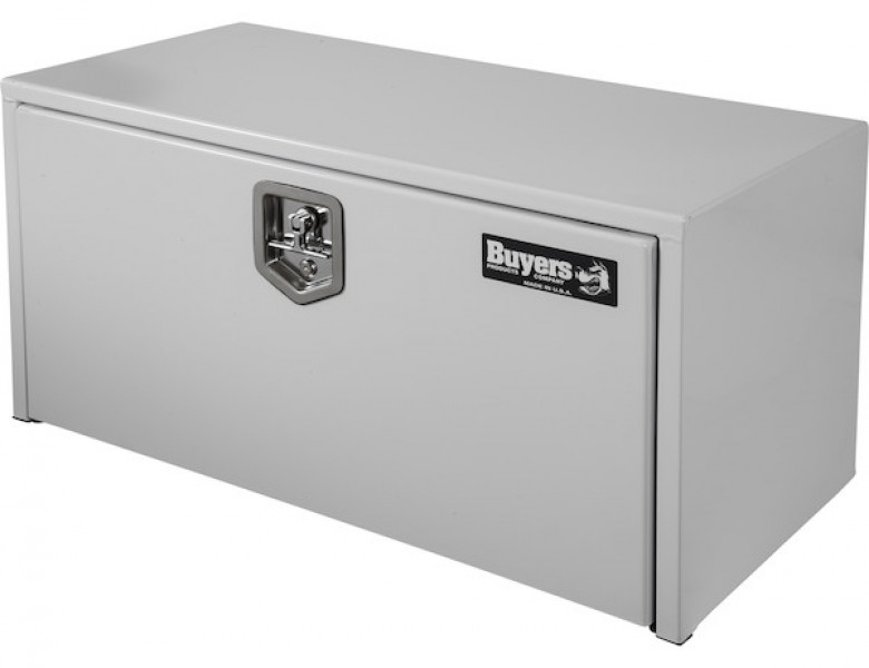 Image of 18x18x24 Inch White Steel Underbody Truck Box from Buyers Products. Part number: 1702400