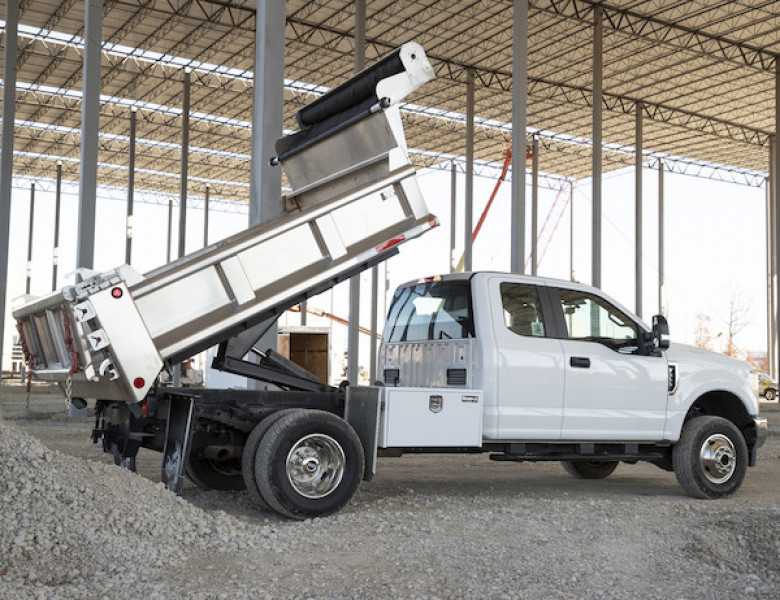 Image of 18x18x30 Inch White Steel Underbody Truck Box from Buyers Products. Part number: 1702403