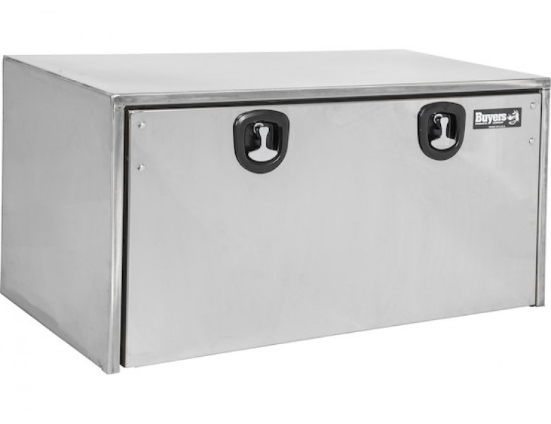 Image of 18x18x18 Stainless Steel Truck Box With Polished Stainless Steel Door from Buyers Products. Part number: 1702595