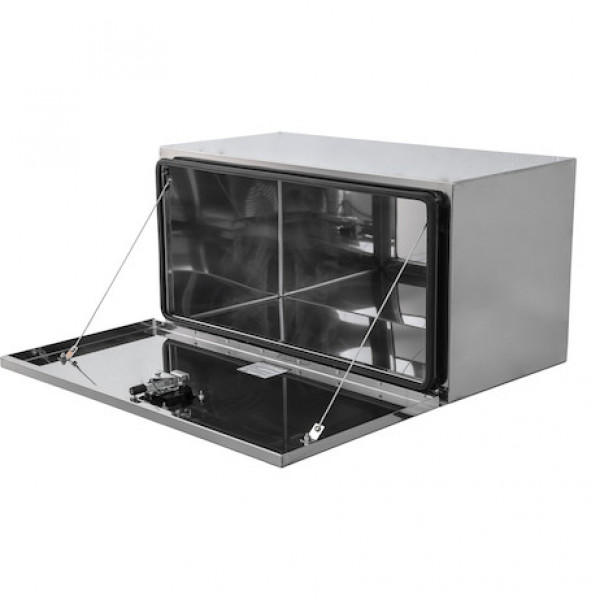 Image of 18x18x30 Stainless Steel Truck Box With Stainless Steel Door With Mirror-Finish Box and Door from Buyers Products. Part number: 1702653