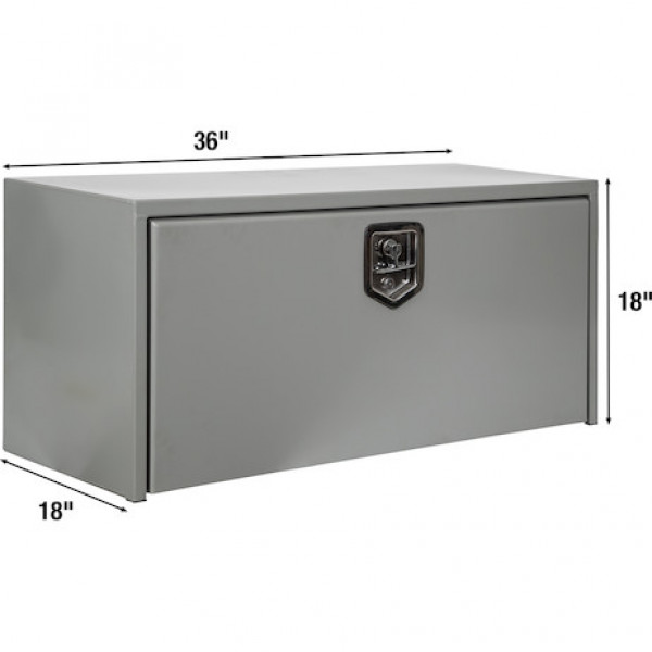 Image of 18x18x36 Inch Primed Steel Underbody Truck Box from Buyers Products. Part number: 1702905