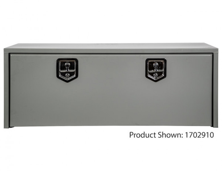 Image of 18x18x48 Inch Primed Steel Underbody Truck Box from Buyers Products. Part number: 1702910