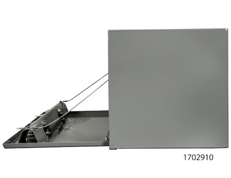 Image of 18x18x48 Inch Primed Steel Underbody Truck Box from Buyers Products. Part number: 1702910