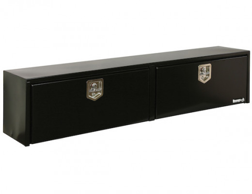 Image of 16x13x72 Inch Black Steel Topsider Truck Box from Buyers Products. Part number: 1702940