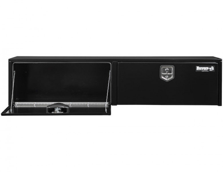 Image of 16x13x72 Inch Black Steel Topsider Truck Box from Buyers Products. Part number: 1702940