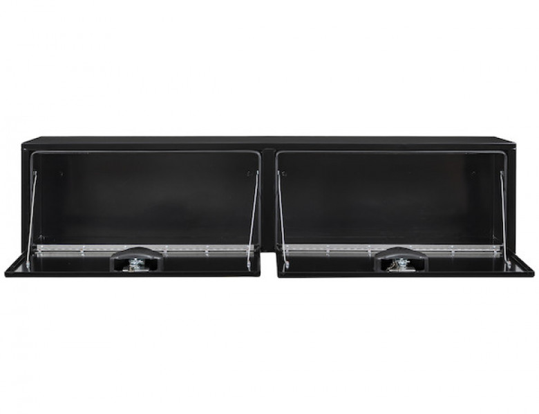 Image of 16x13x72 Inch Black Steel Topsider Truck Box from Buyers Products. Part number: 1702940