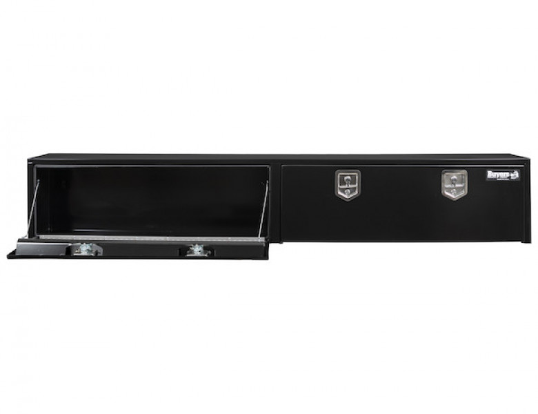 Image of 16x13x72 Inch Black Steel Topsider Truck Box from Buyers Products. Part number: 1702940