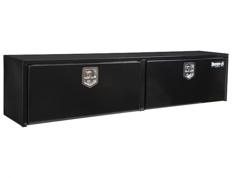 Image of 16x13x72 Inch Black Steel Topsider Truck Box from Buyers Products. Part number: 1702940