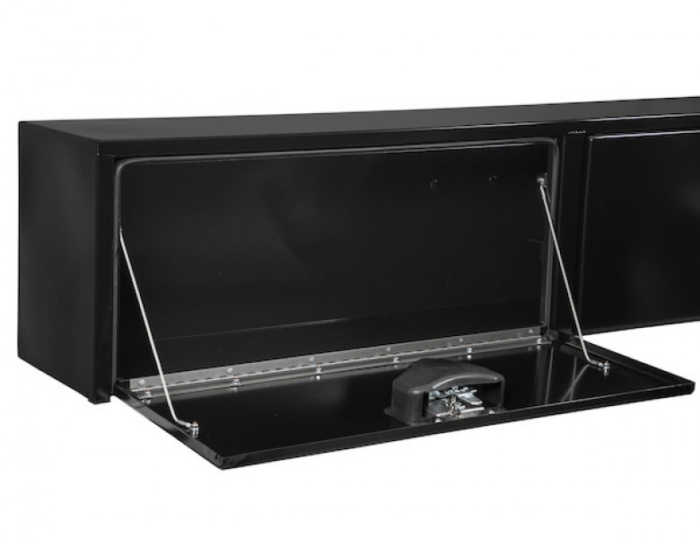 Image of 16x13x72 Inch Black Steel Topsider Truck Box from Buyers Products. Part number: 1702940