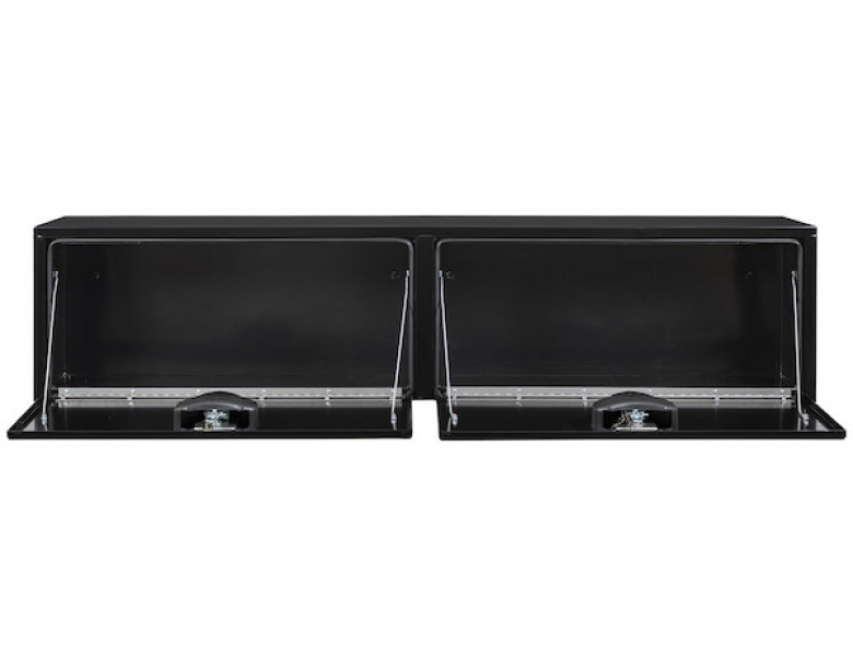 Image of 16x13x88 Inch Black Steel Topsider Truck Box from Buyers Products. Part number: 1702950