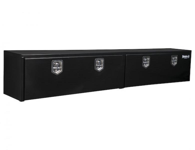 Image of 16x13x96 Inch Black Steel Topsider Truck Box from Buyers Products. Part number: 1702960