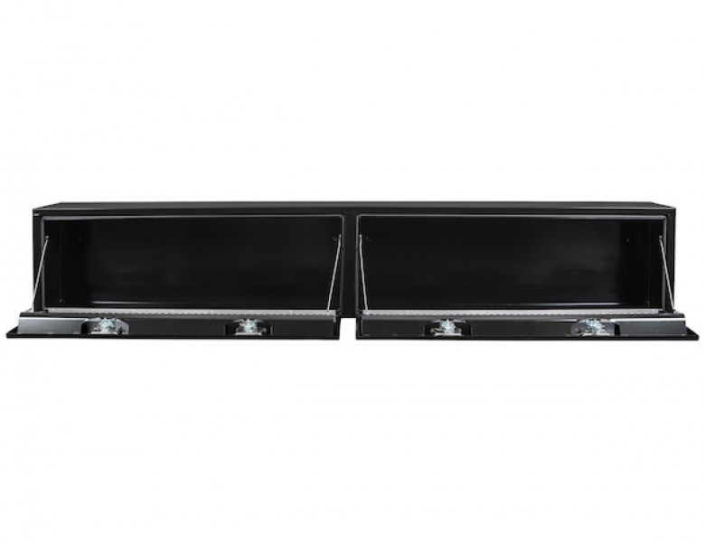 Image of 16x13x96 Inch Black Steel Topsider Truck Box from Buyers Products. Part number: 1702960