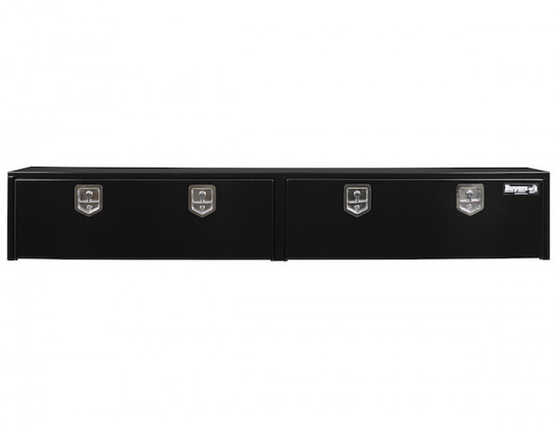 Image of 18x16x96 Inch Black Steel Topsider Truck Box from Buyers Products. Part number: 1703020