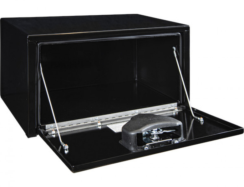 Image of 14x16x24 Inch Black Steel Underbody Truck Box from Buyers Products. Part number: 1703300