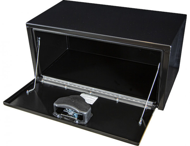 Image of 14x16x30 Inch Black Steel Underbody Truck Box from Buyers Products. Part number: 1703303