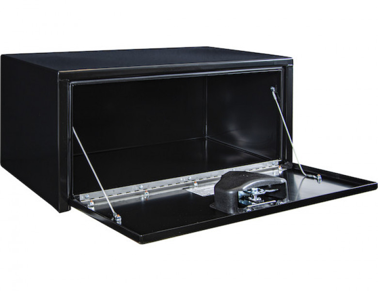 Image of 14x16x30 Inch Black Steel Underbody Truck Box from Buyers Products. Part number: 1703303