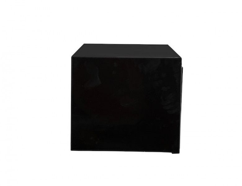 Image of 14x16x30 Inch Black Steel Underbody Truck Box with Built-In Shelf from Buyers Products. Part number: 1703304