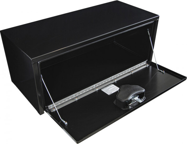 Image of 14x16x36 Inch Black Steel Underbody Truck Box from Buyers Products. Part number: 1703305