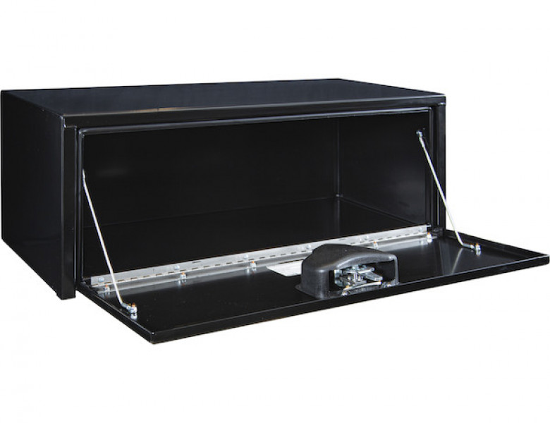 Image of 14x16x36 Inch Black Steel Underbody Truck Box from Buyers Products. Part number: 1703305