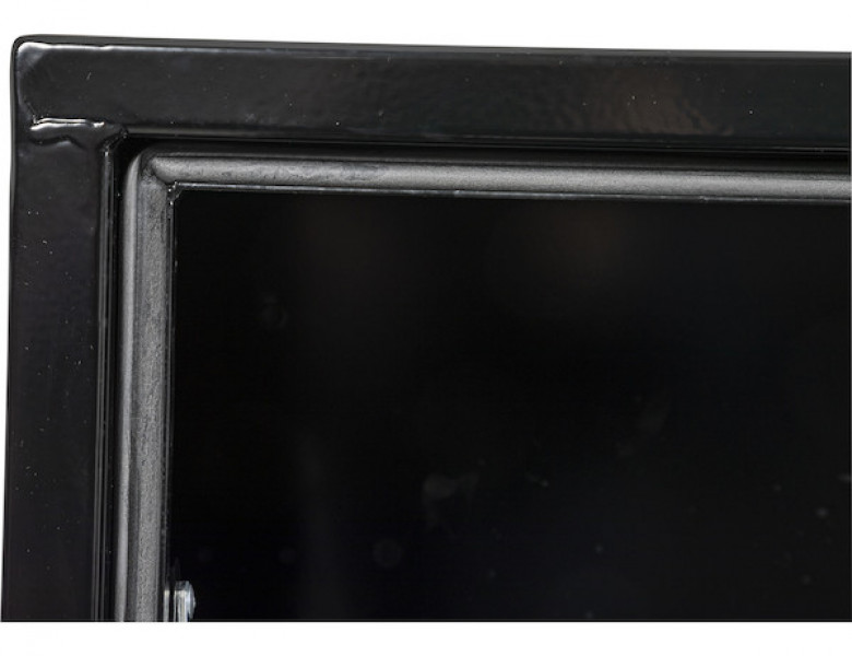 Image of 15x10x24 Inch Black Steel Underbody Truck Box with T-Handle from Buyers Products. Part number: 1703312