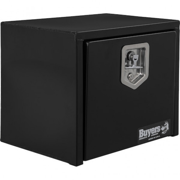 Image of 15x13x18 Inch Black Steel Underbody Truck Box from Buyers Products. Part number: 1703321