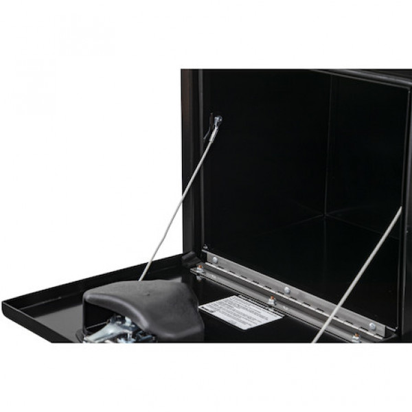 Image of 15x13x18 Inch Black Steel Underbody Truck Box from Buyers Products. Part number: 1703321