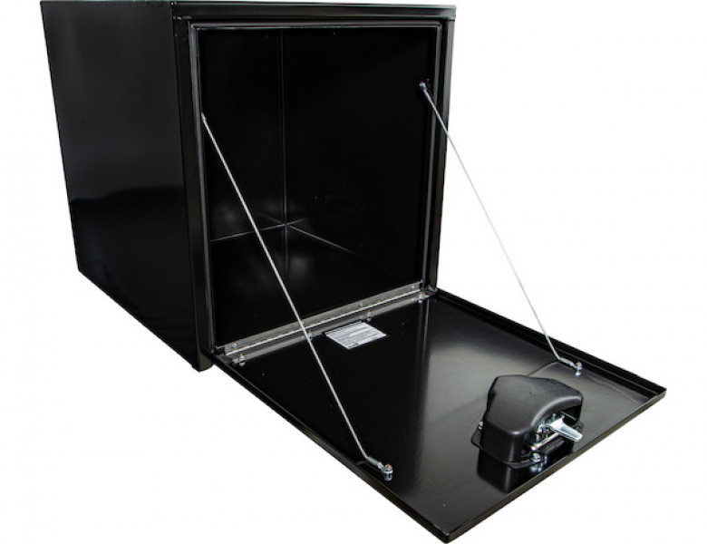 Image of 24x24x24 Inch Black Steel Underbody Truck Box from Buyers Products. Part number: 1704300