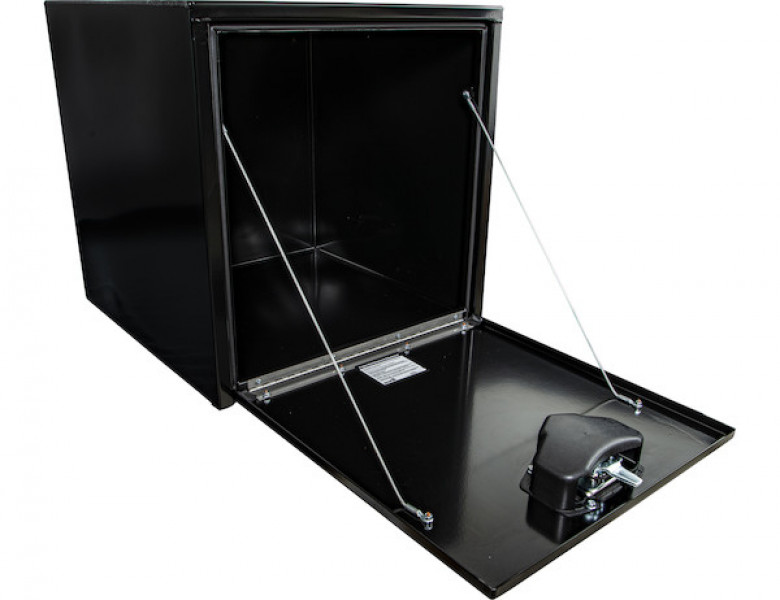 Image of 24x24x36 Inch Black Steel Underbody Truck Box from Buyers Products. Part number: 1704305