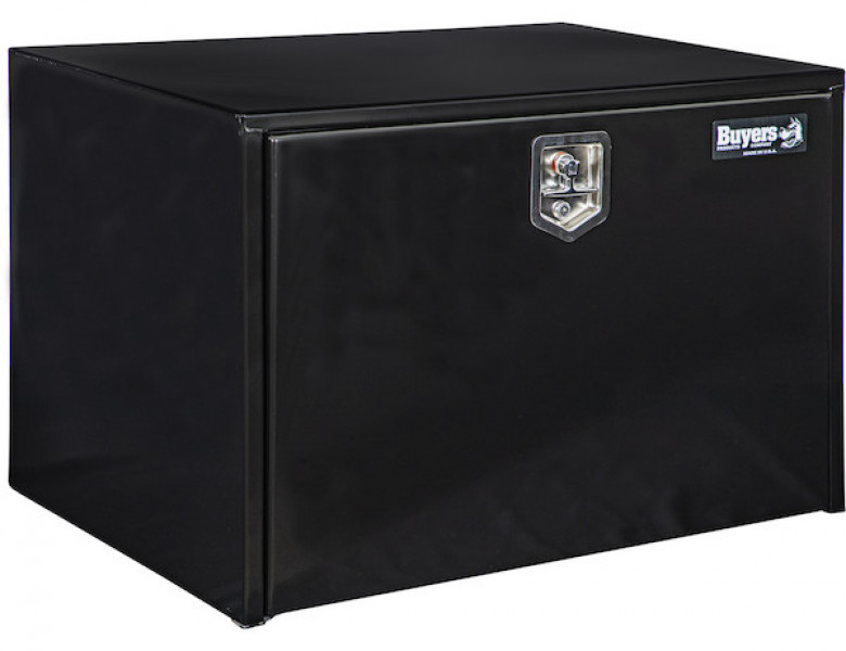 Image of 24x24x36 Inch Black Steel Underbody Truck Box from Buyers Products. Part number: 1704305