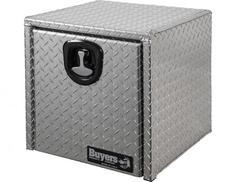 Image of 18x18x18 Inch Diamond Tread Aluminum Underbody Truck Box from Buyers Products. Part number: 1705101