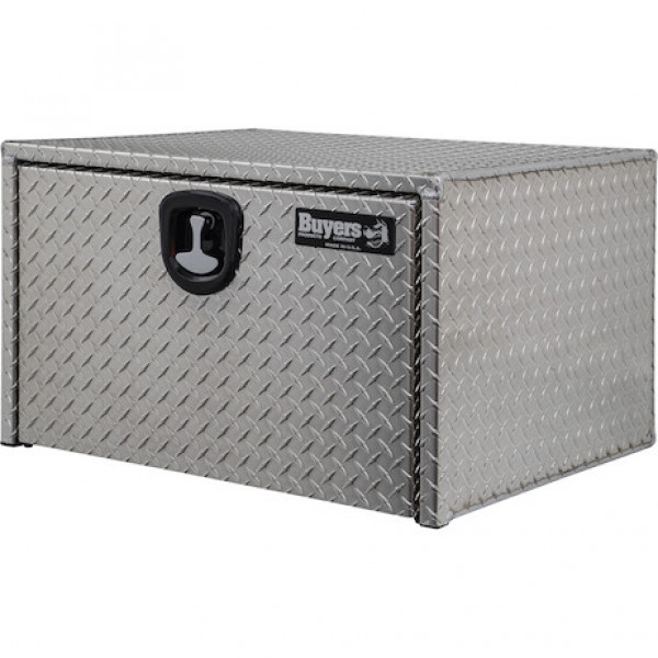 Image of 18x24x30 Inch Diamond Tread Aluminum Underbody Truck Box from Buyers Products. Part number: 1705116