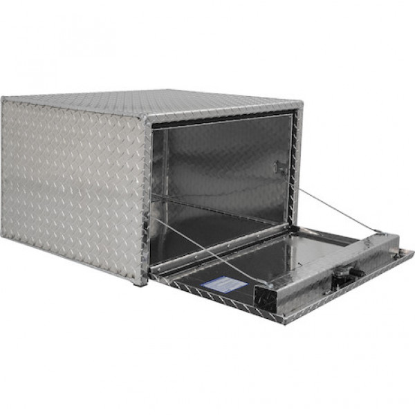 Image of 18x24x30 Inch Diamond Tread Aluminum Underbody Truck Box from Buyers Products. Part number: 1705116