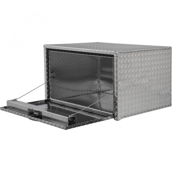 Image of 18x24x30 Inch Diamond Tread Aluminum Underbody Truck Box from Buyers Products. Part number: 1705116