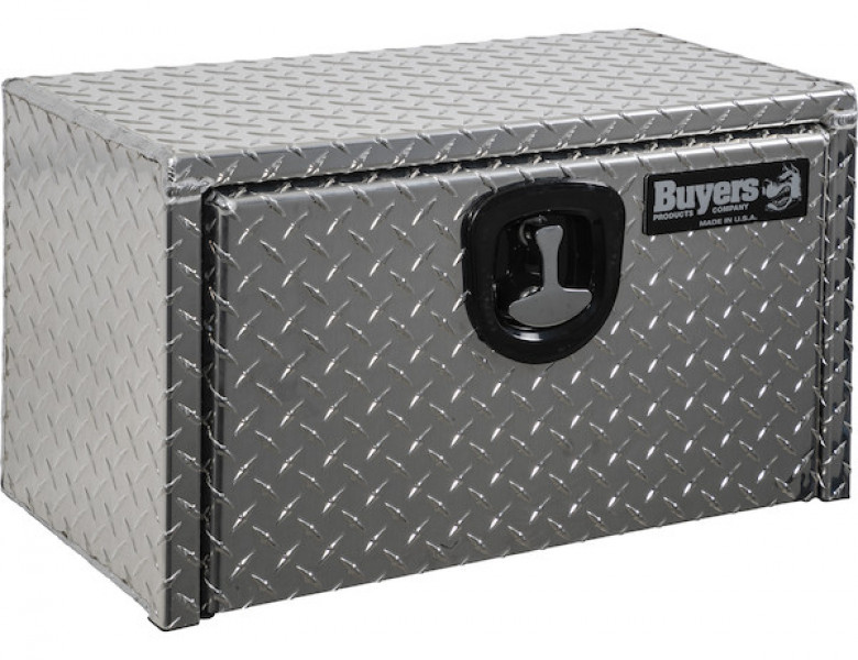 Image of 14x12x16 Inch Diamond Tread Aluminum Underbody Truck Box from Buyers Products. Part number: 1705148