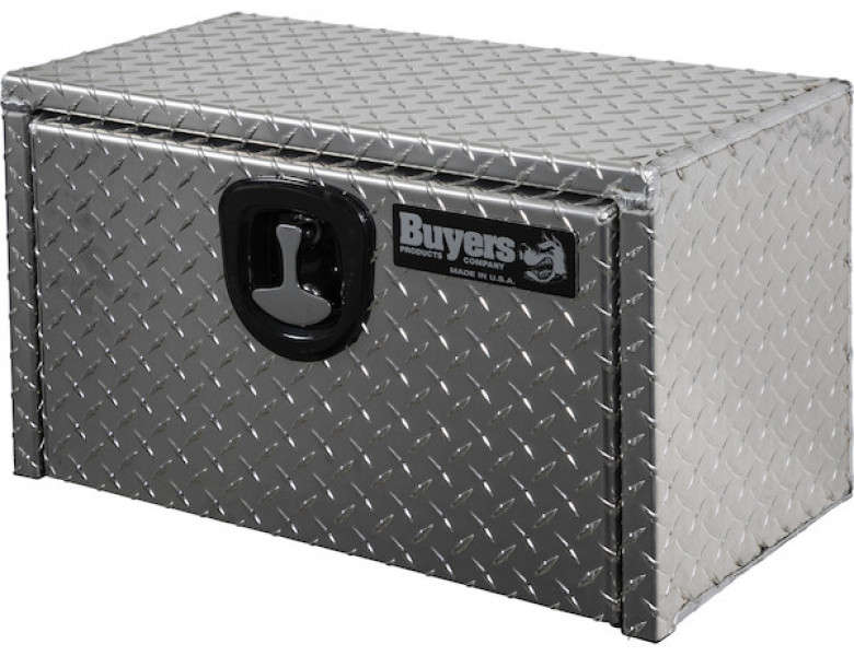 Image of 14x12x16 Inch Diamond Tread Aluminum Underbody Truck Box from Buyers Products. Part number: 1705148