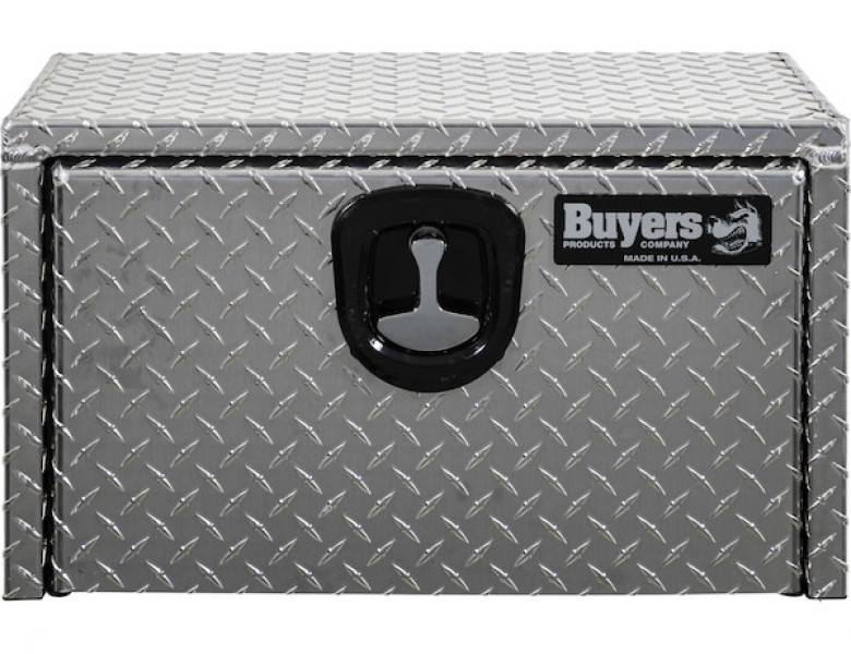 Image of 14x12x16 Inch Diamond Tread Aluminum Underbody Truck Box from Buyers Products. Part number: 1705148