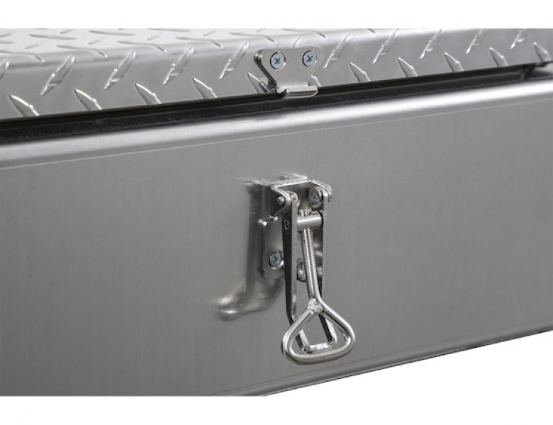 Image of 9x24x22 Inch Diamond Tread Aluminum In-Frame Truck Tool Box from Buyers Products. Part number: 1705384