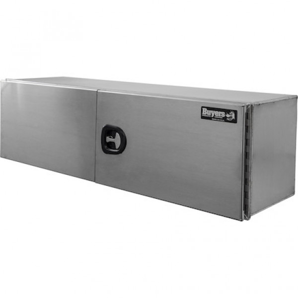 Image of 18x18x60 Inch Pro Series Smooth Aluminum Underbody Truck Box - Double Barn Door,3-Point Compression Latch from Buyers Products. Part number: 1705415