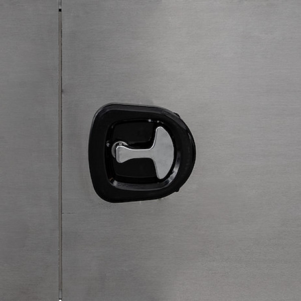 Image of 18x18x60 Inch Pro Series Smooth Aluminum Underbody Truck Box - Double Barn Door,3-Point Compression Latch from Buyers Products. Part number: 1705415