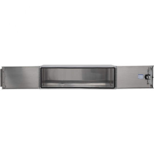 Image of 18x18x60 Inch Pro Series Smooth Aluminum Underbody Truck Box - Double Barn Door,3-Point Compression Latch from Buyers Products. Part number: 1705415