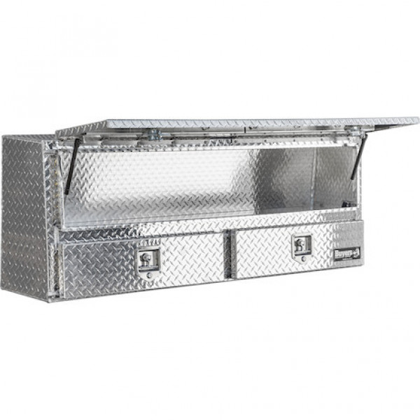 Image of 21x13x72 Inch Diamond Tread Aluminum Pick-Up Truck Contractor With Lower Drawers Topsider from Buyers Products. Part number: 1705641