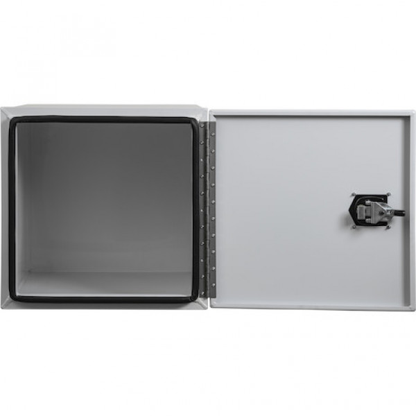 Image of 24x24x24 Inch Pro Series White Smooth Aluminum Underbody Truck Box- Single Barn Door, Compression Latch from Buyers Products. Part number: 1706931