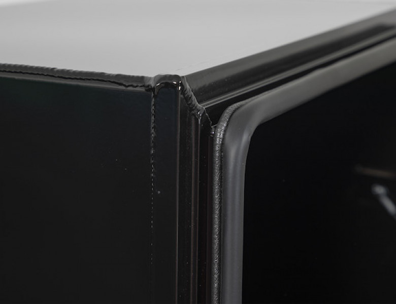 Image of 18x18x24 Inch Black Pro Series Smooth Aluminum Underbody Truck Box from Buyers Products. Part number: 1706960